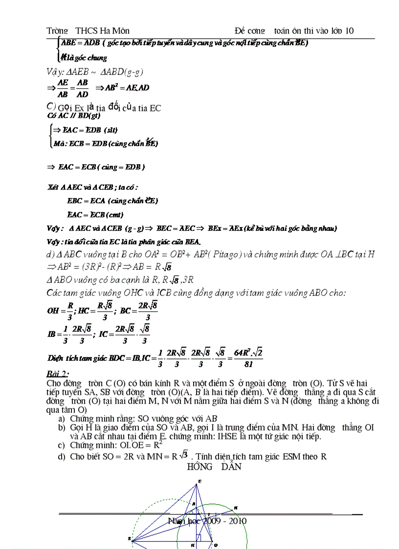 image for page Đề cương ôn tập toán 9 09 10