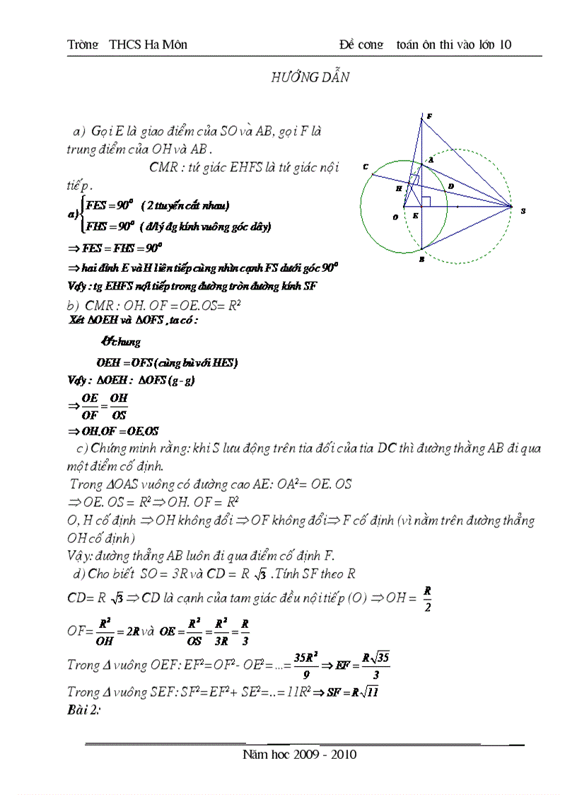 image for page Đề cương ôn tập toán 9 09 10