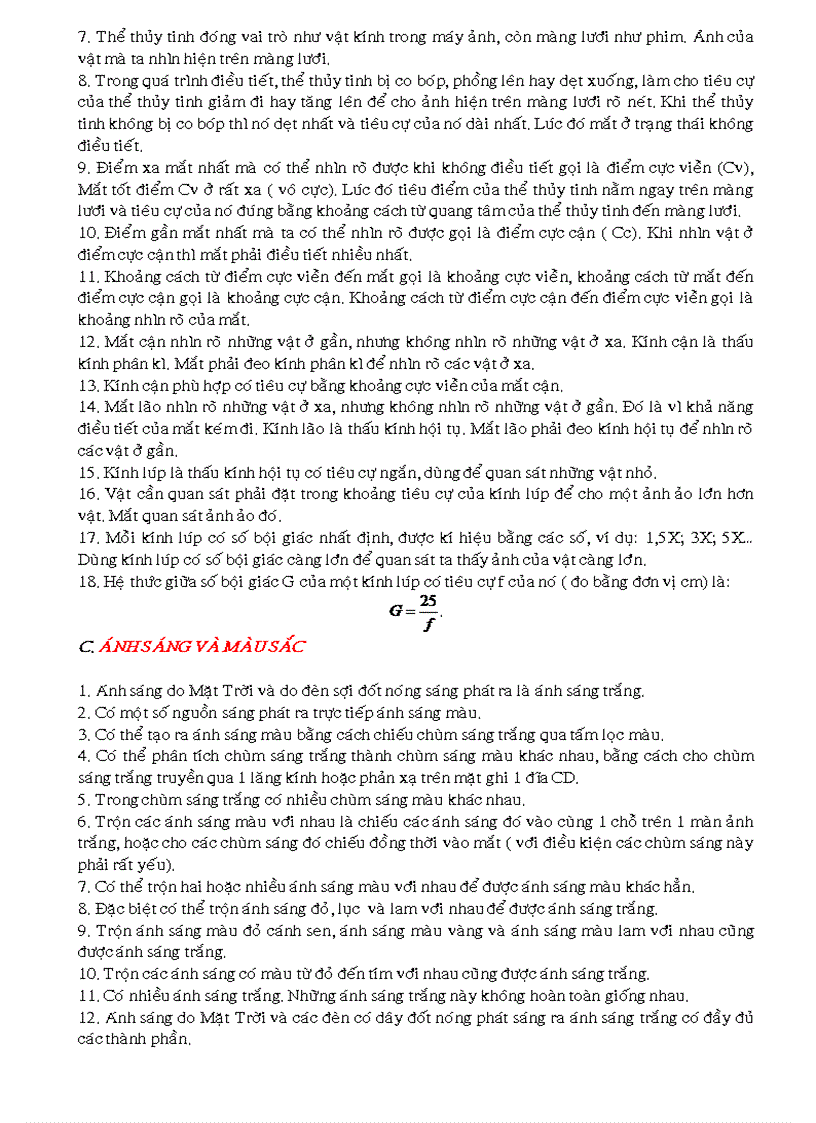 image for page Đề cương ôn tập Vật lý 9 Hay