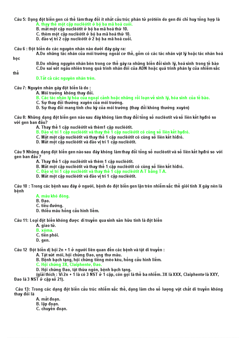 image for page Đề cương ôn thi tốt nghiệp sinh học