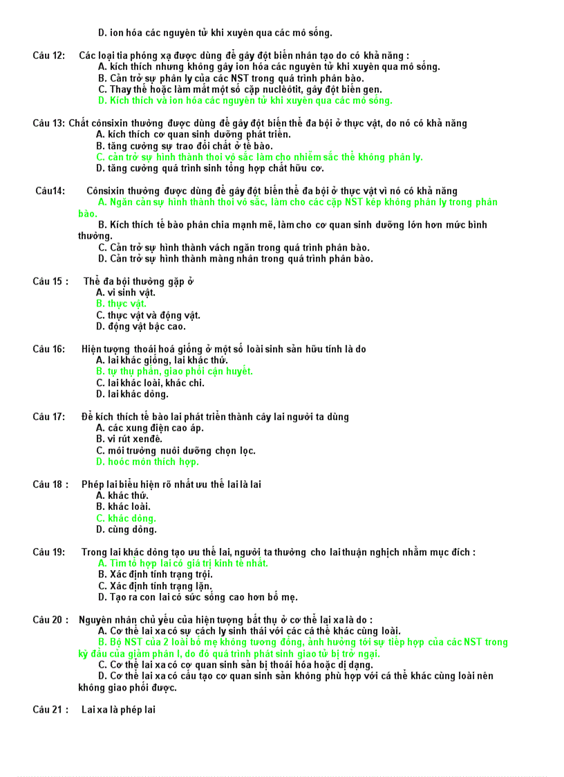 image for page Đề cương ôn thi tốt nghiệp sinh học