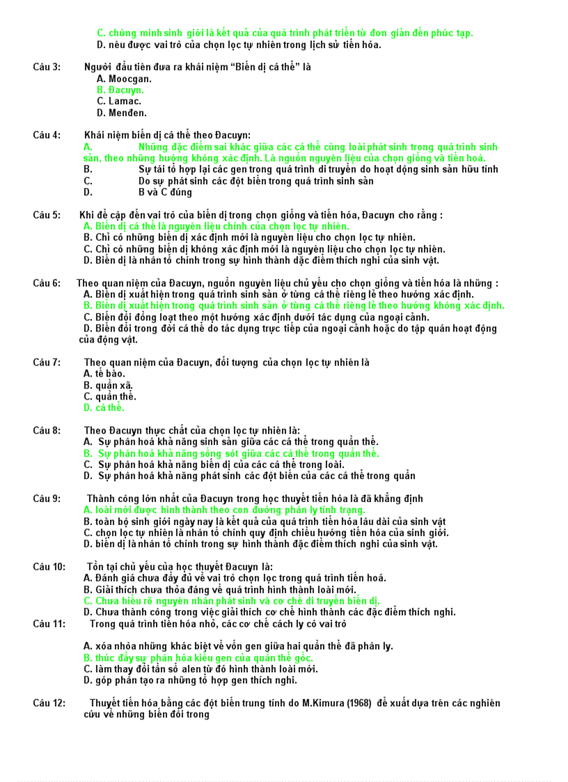image for page Đề cương ôn thi tốt nghiệp sinh học