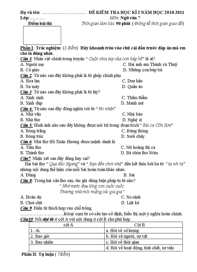 image for page Đề kiểm tra văn7 gdcd8 ki i