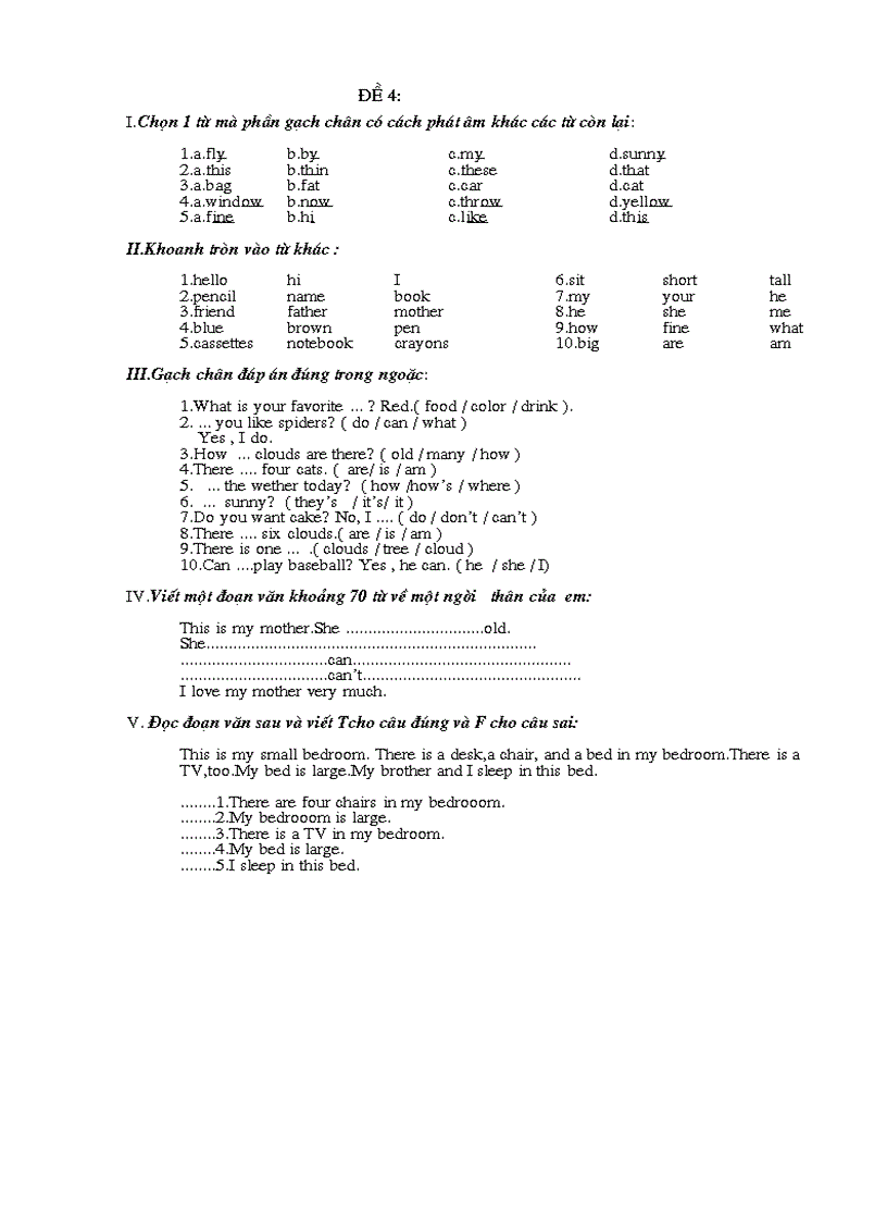 image for page Đề kt Anh K3 11