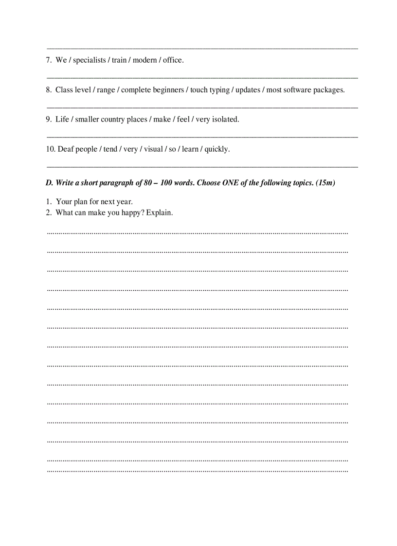 image for page Đề ôn luyện Tiếng anh 9