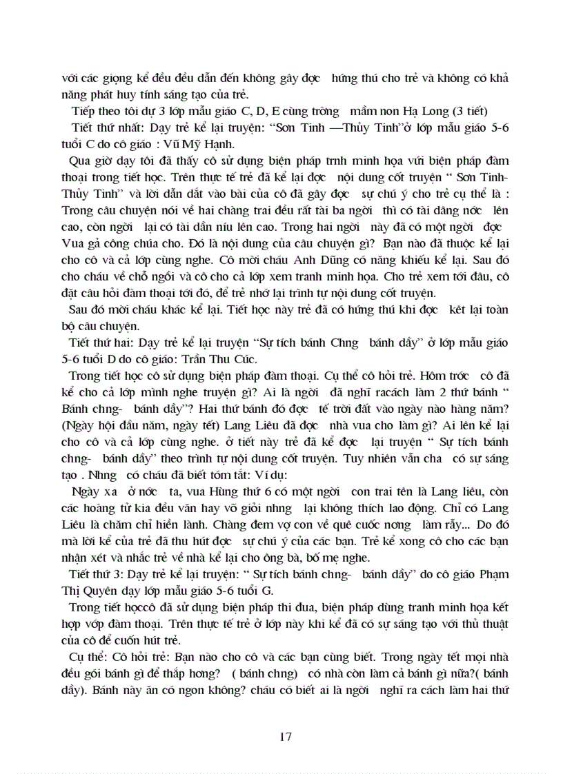 image for page Đề tài Một số biện pháp dạy trẻ kể chuyên