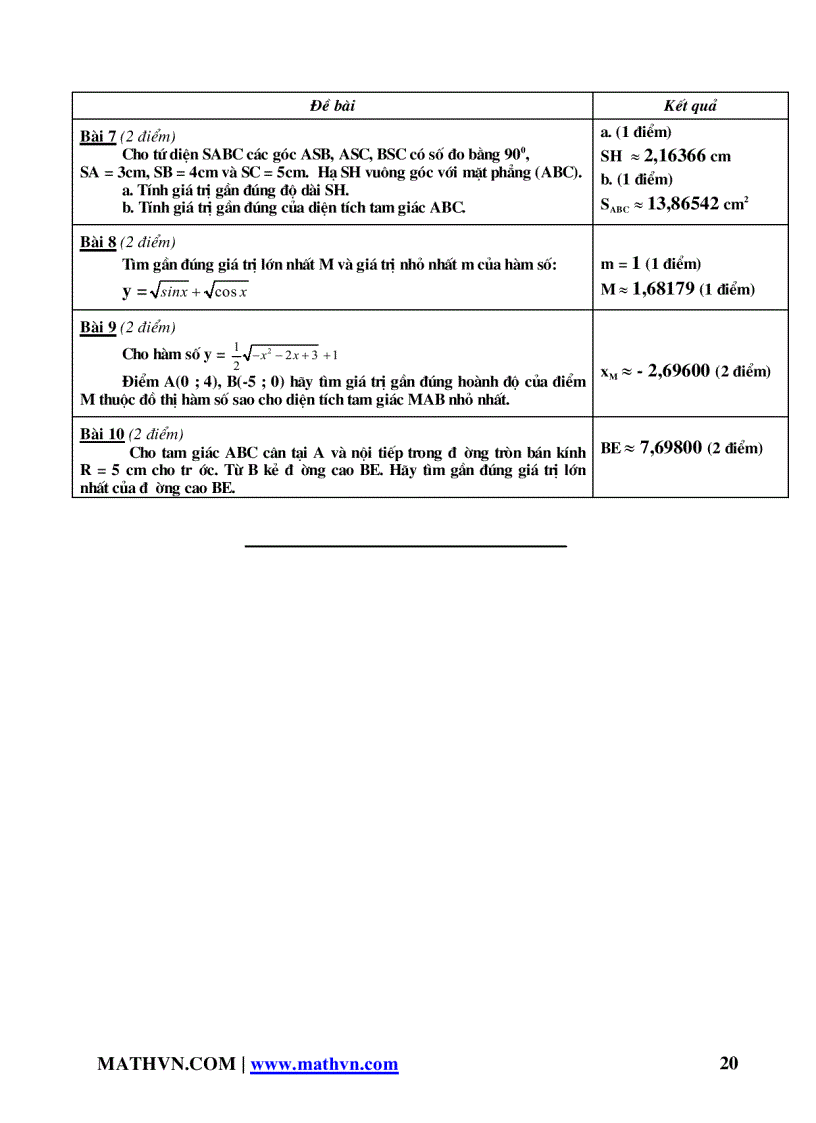 image for page ĐỀ THI Giải toán trên máy tính bỏ túi khối 9