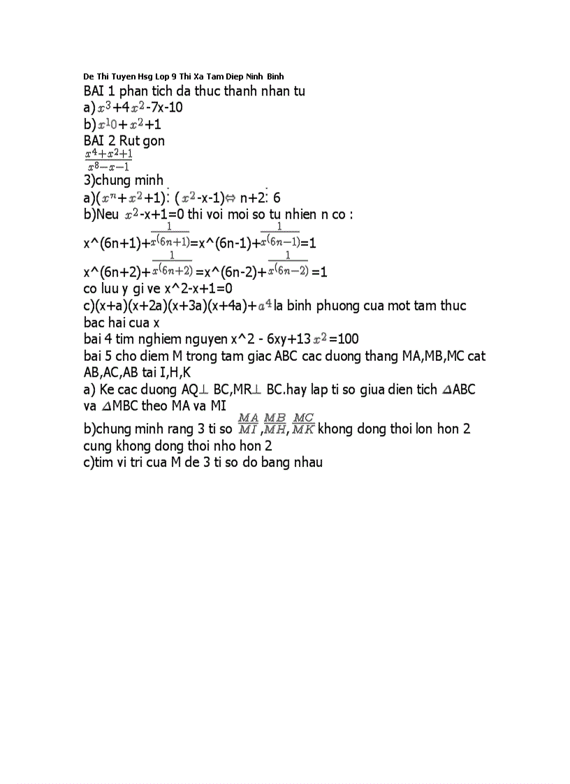 image for page Đè thi học sinh giỏi tỉnh ninh thuận