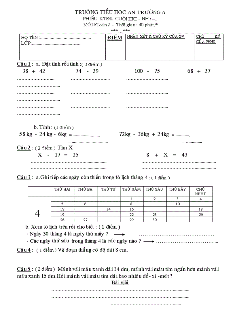 image for page Đề thi KTDKLII khối 2 theo CKTKN
