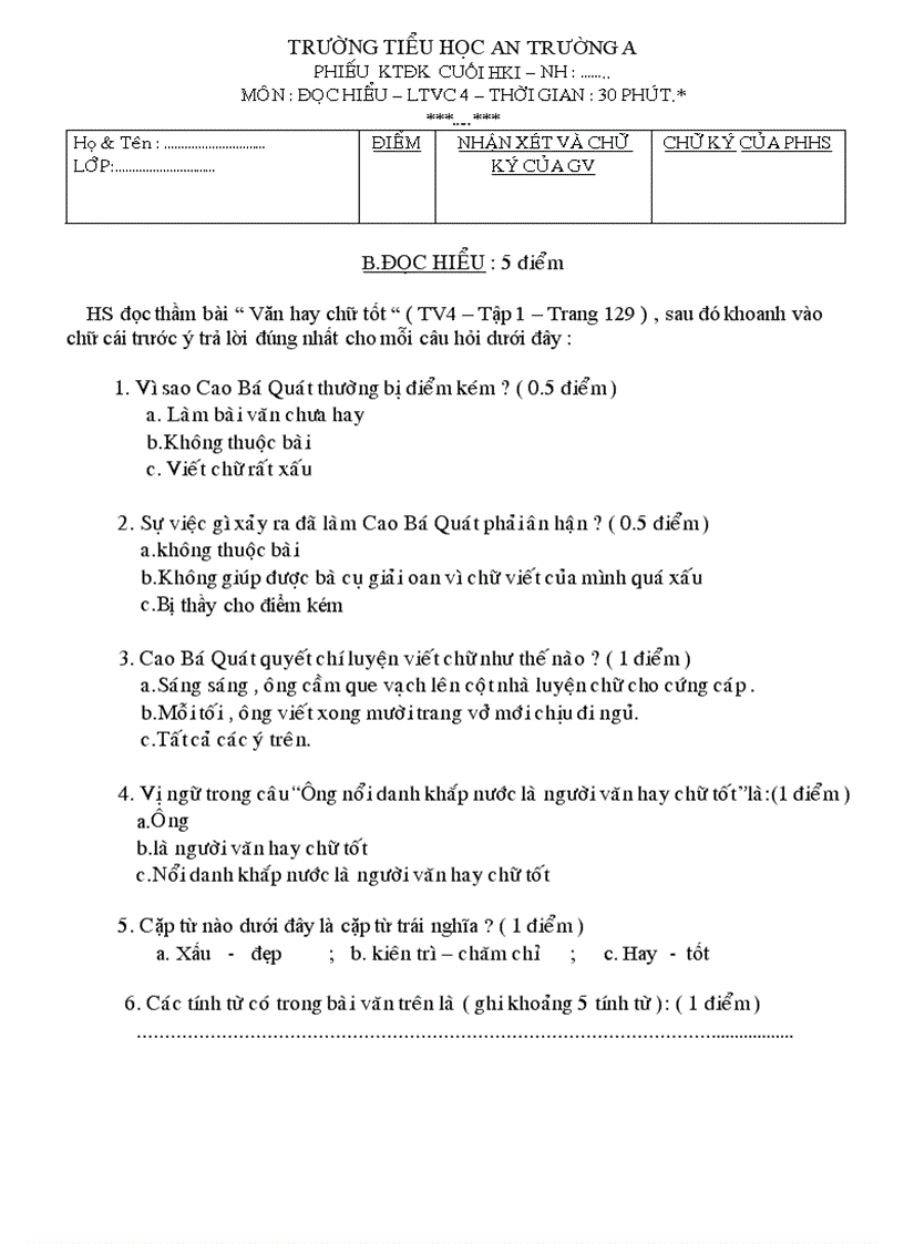 image for page Đề thi KTDKLII khối 4 theo CKTKN
