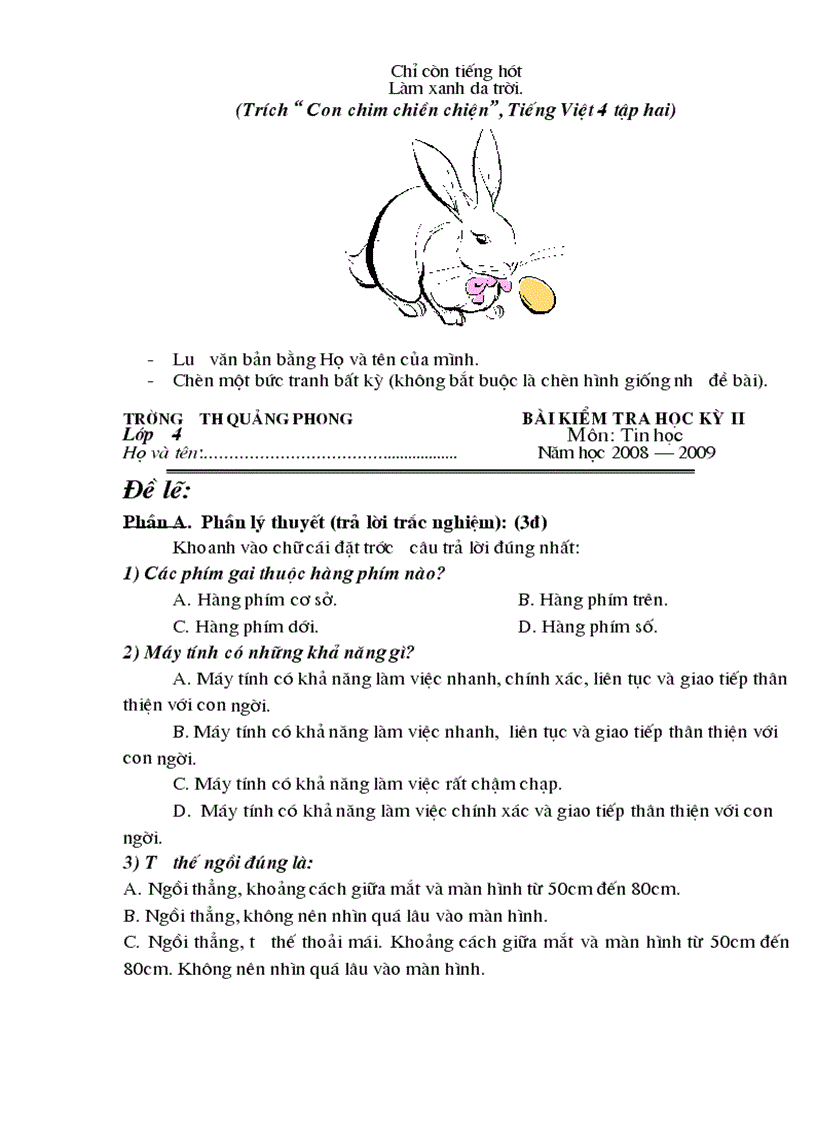 image for page Đề thi Tin học