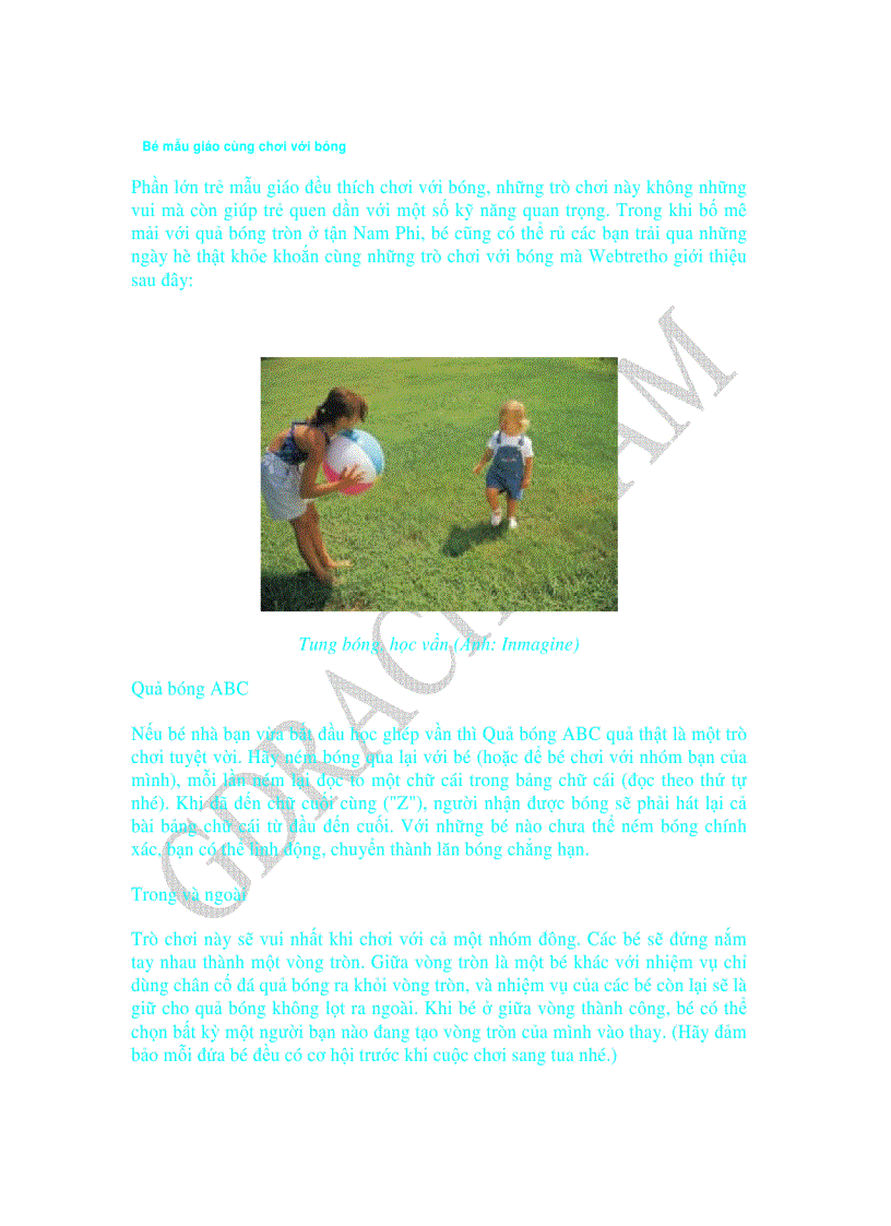 image for page Đem lại tiếng cuồi cho bé