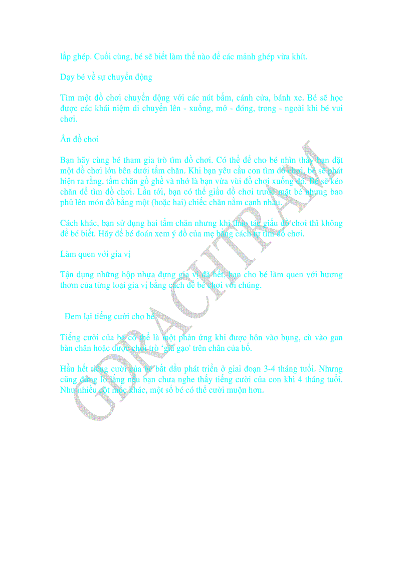 image for page Đem lại tiếng cuồi cho bé