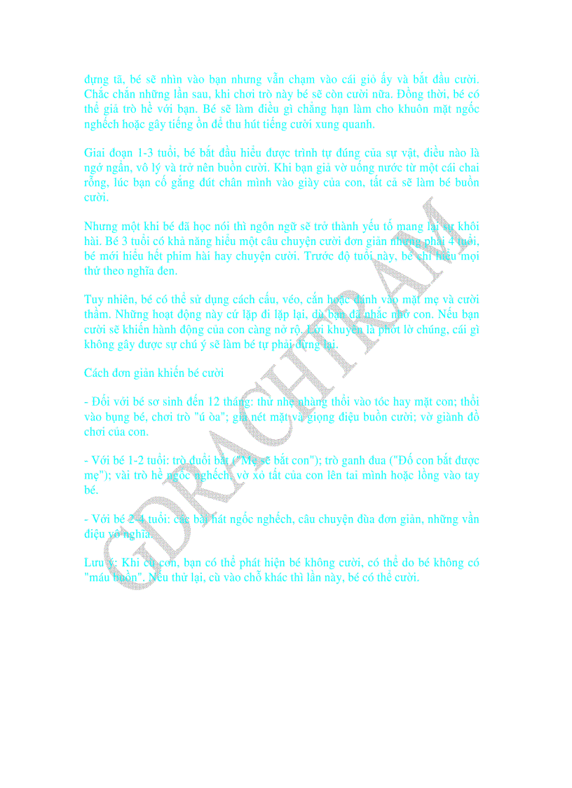 image for page Đem lại tiếng cuồi cho bé