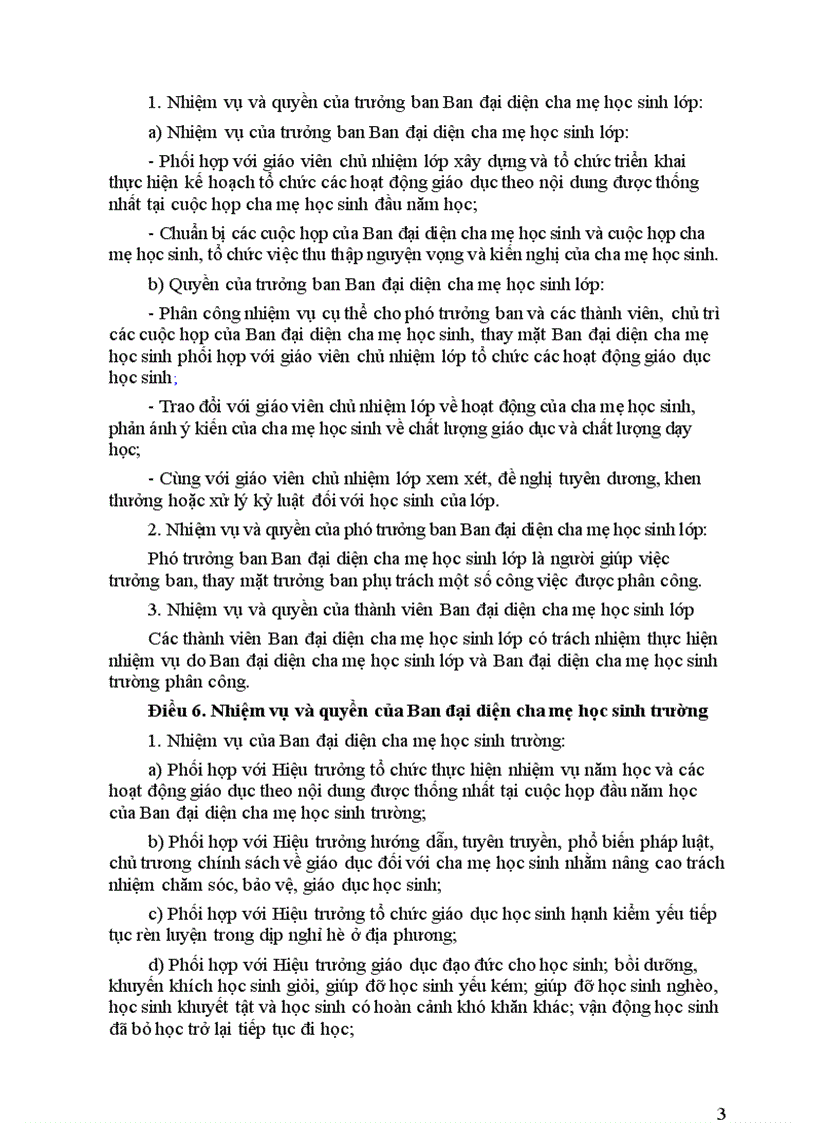 image for page Điều lệ hội CMHS chính thức