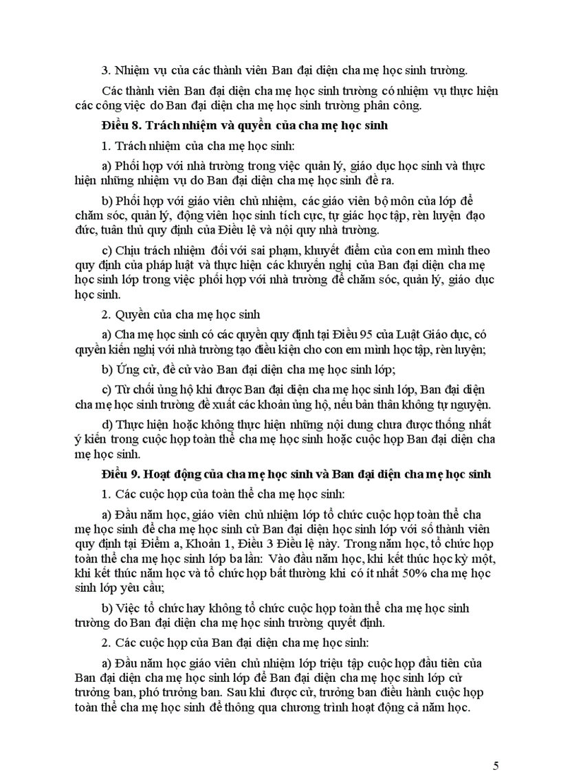 image for page Điều lệ hội CMHS