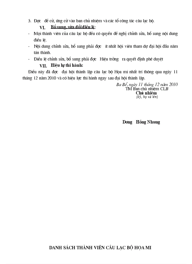 image for page Đơn xin thanh lap cau lac bo hoa mi