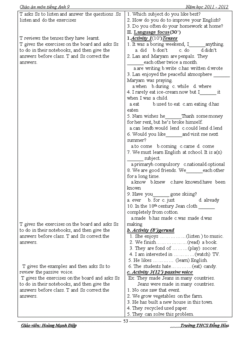 image for page English 9 HKII hoangdiep