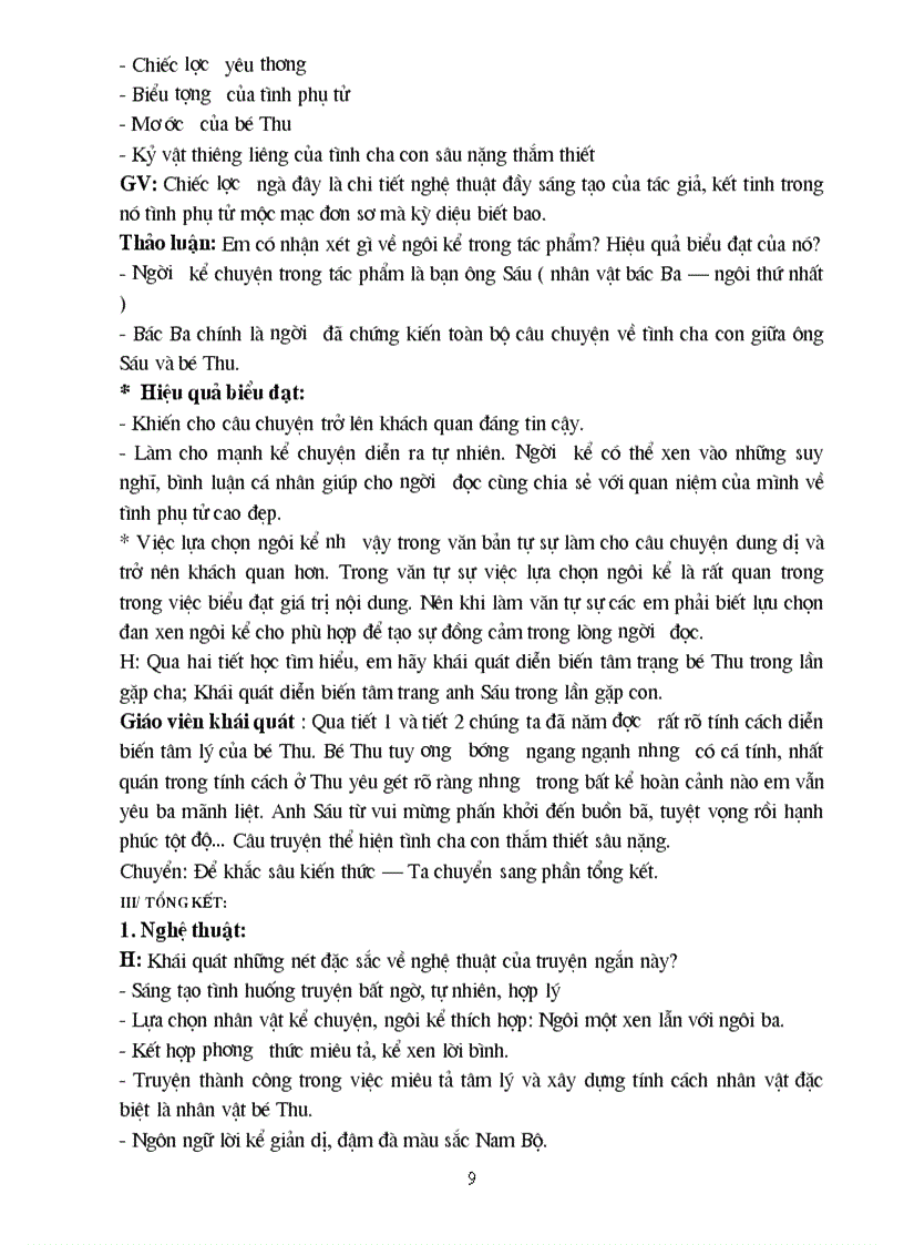 image for page GA Chiếc lược ngà Hôị