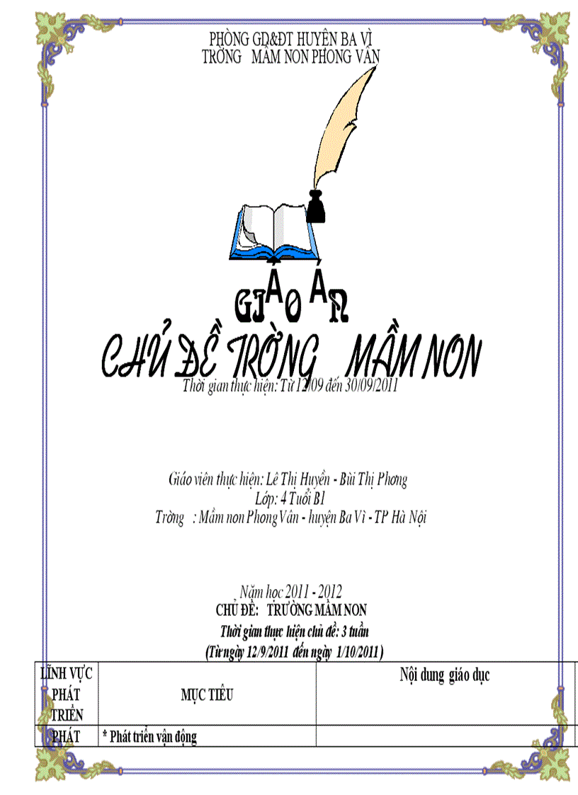 image for page GA chu de truong mam non