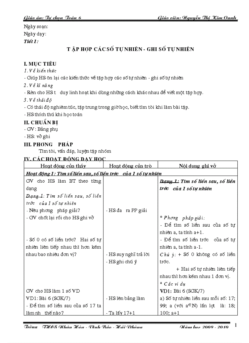 image for page GA dạy thêm toán 6
