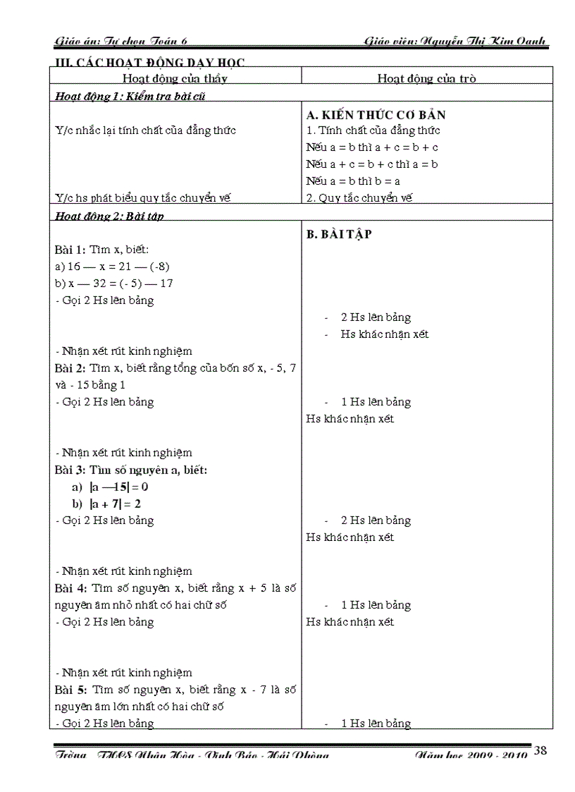 image for page GA dạy thêm toán 6
