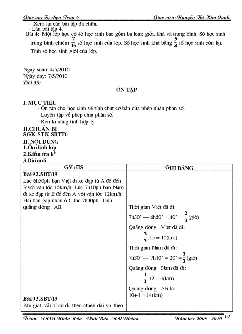 image for page GA dạy thêm toán 6