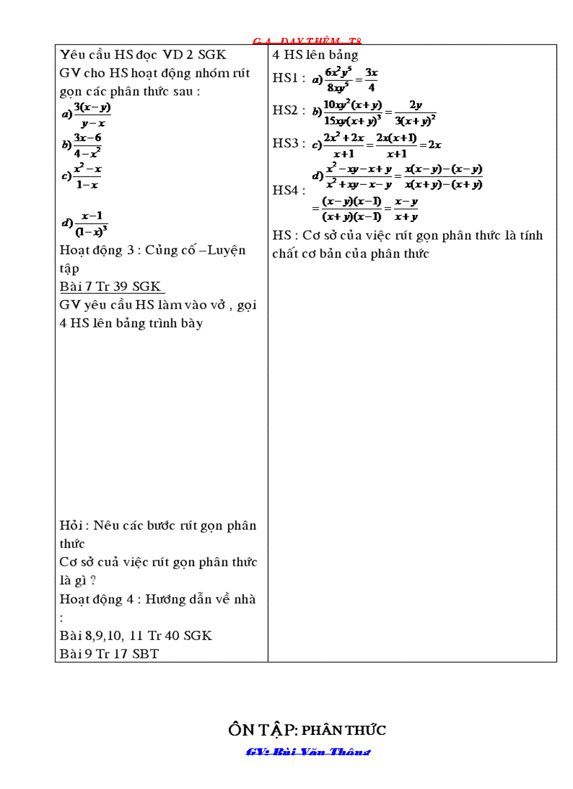 image for page Ga dạy thêm toán 8