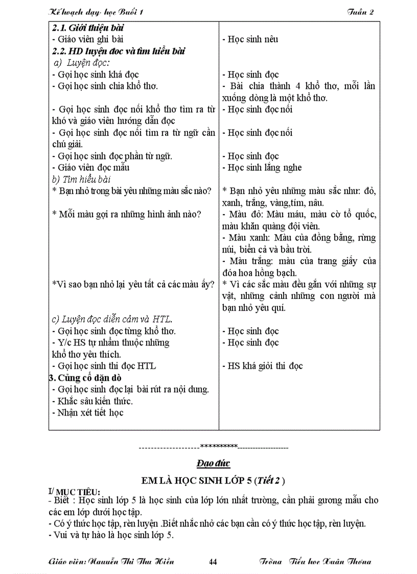 image for page GA lớp 5 Buổi 1 tuần 2