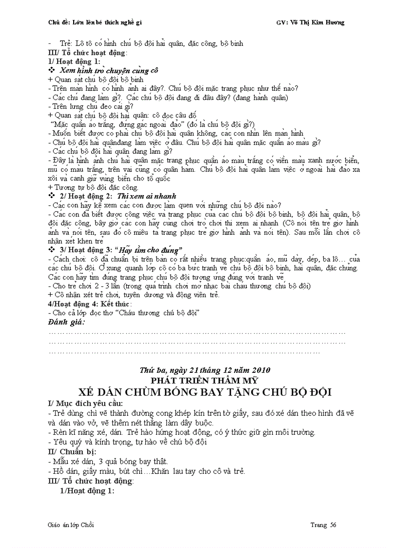 image for page GA ngành nghe chọn tháng