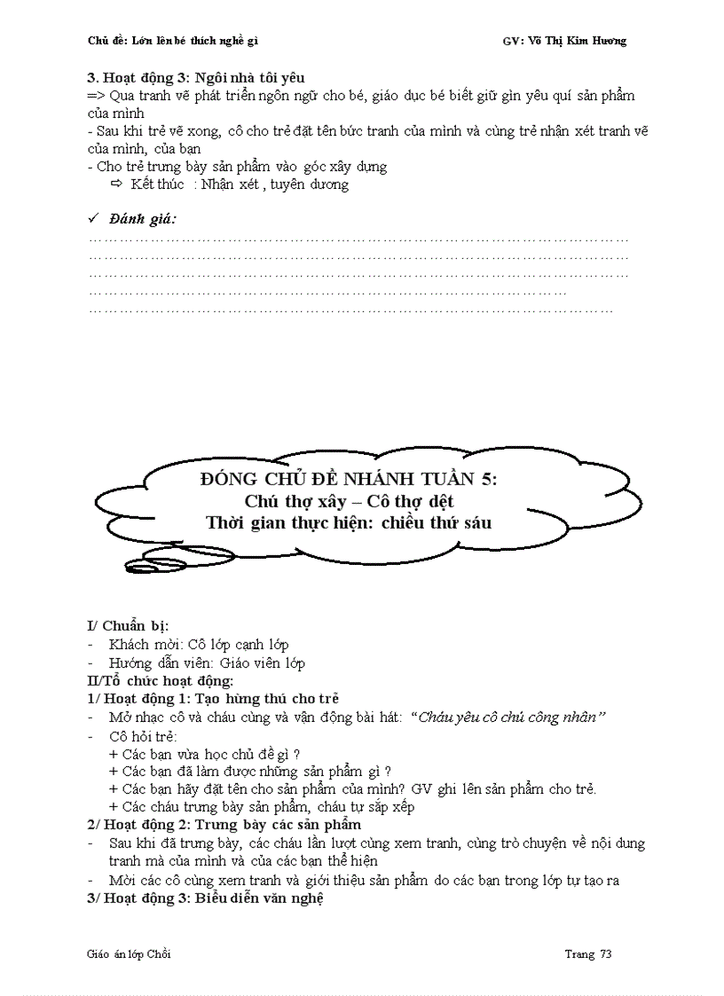 image for page GA ngành nghe chọn tháng