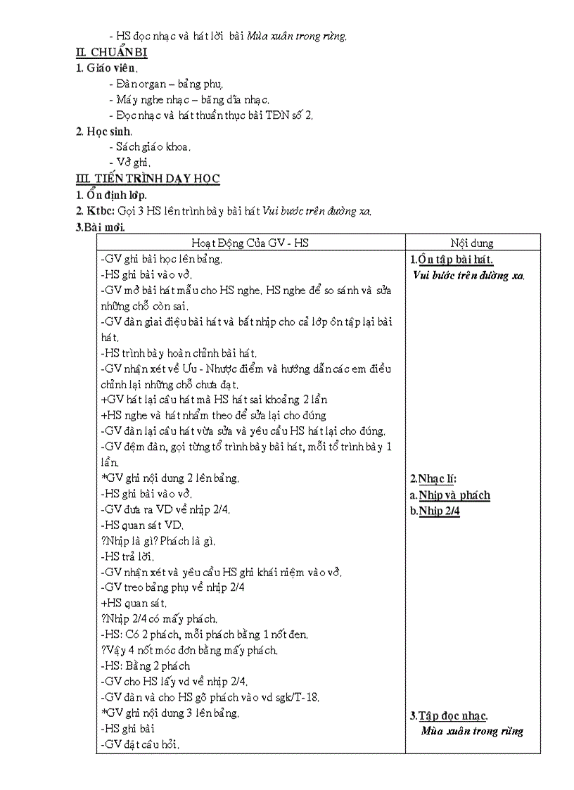 image for page Ga nhạc 6 từ tiết 1 7 soạn theo chuẩn kt kn