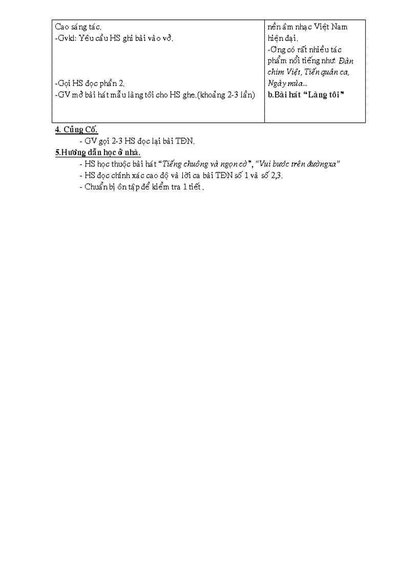image for page Ga nhạc 6 từ tiết 1 7 soạn theo chuẩn kt kn
