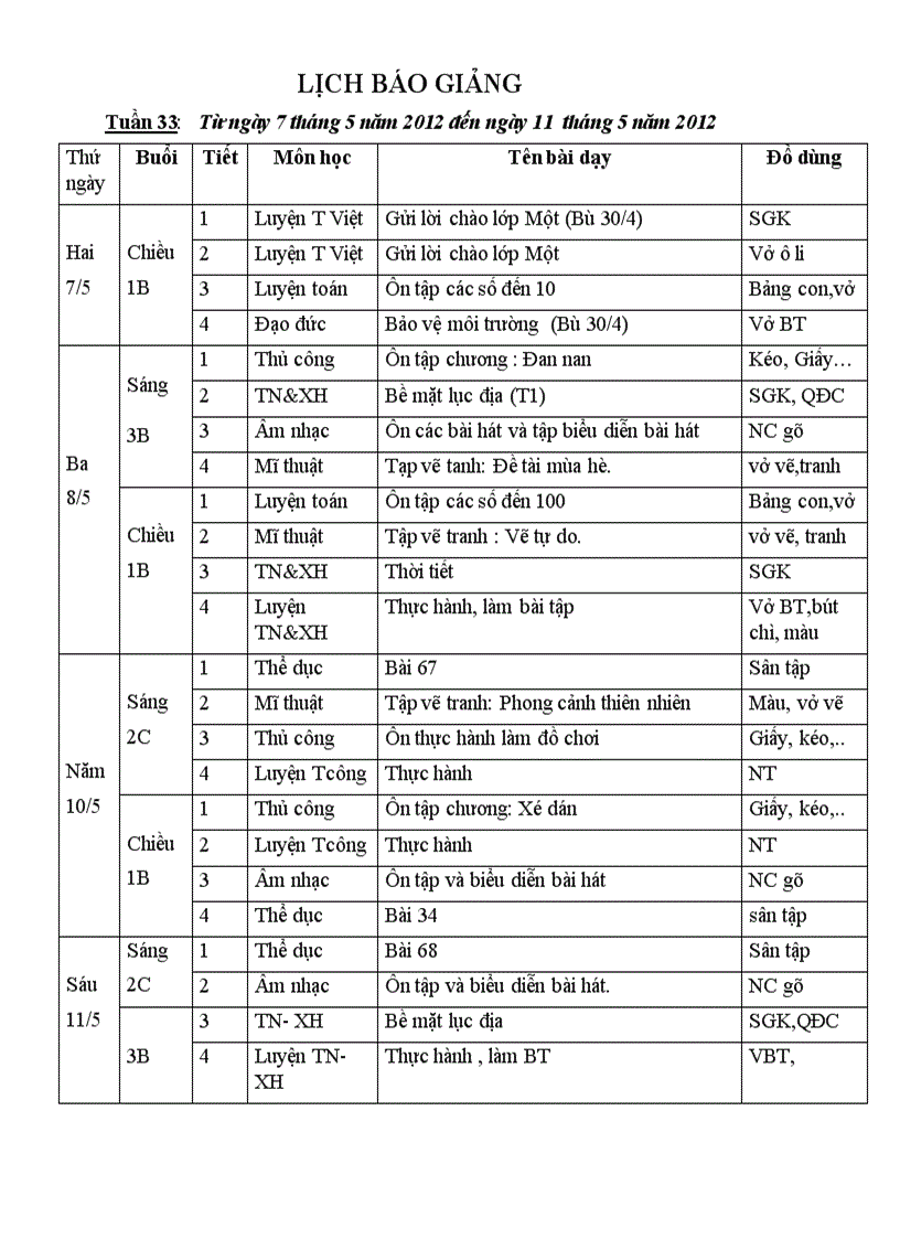 GA Thao tuan 34 gui dai lai