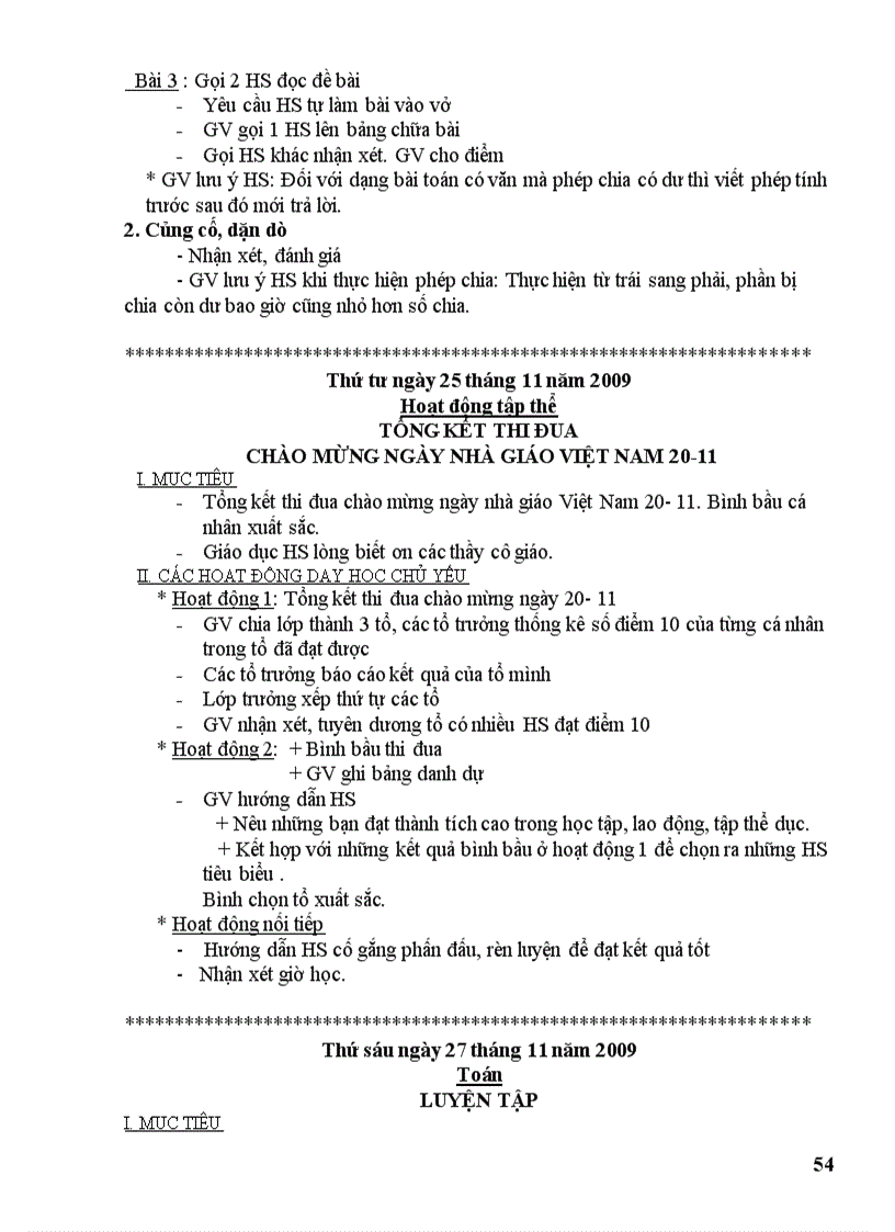 image for page GA Toán Buổi 2 Tuần 14 Lớp 4 2009 2010