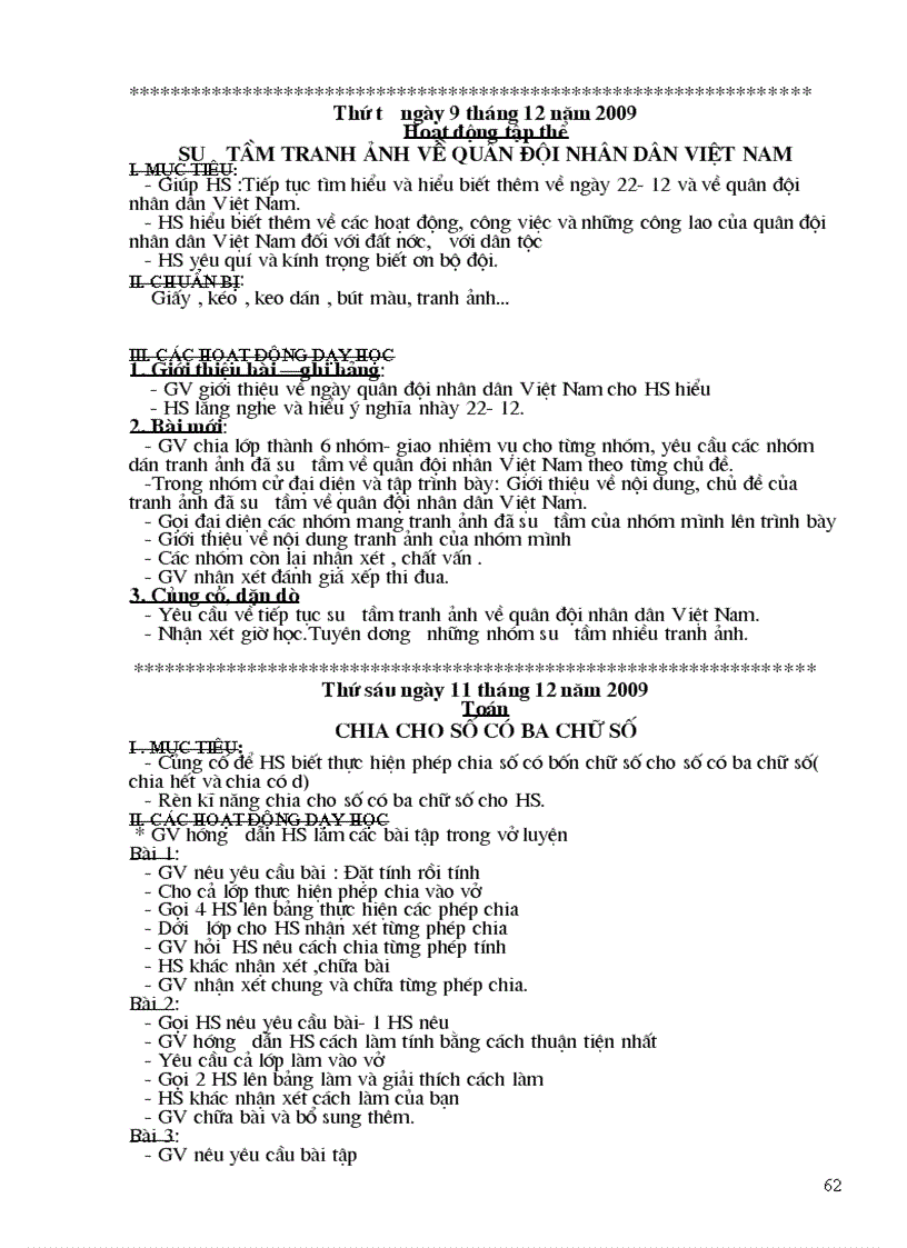 image for page GA Toán Buổi 2 Tuần 16 Lớp 4 2009 2010