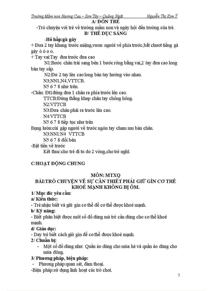 image for page GA Tuần 2 chủ đề bản thân