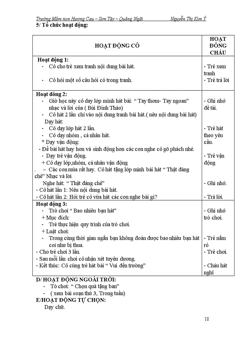 image for page GA Tuần 2 chủ đề bản thân