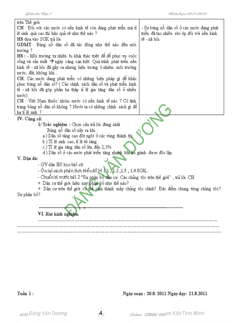 image for page Giao an địa li 7