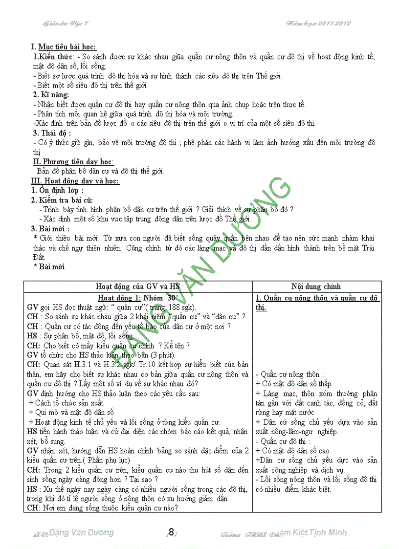 image for page Giao an địa li 7