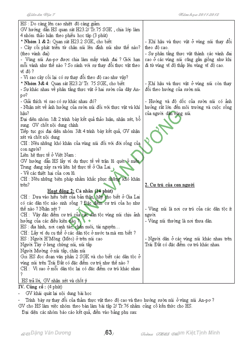 image for page Giao an địa li 7