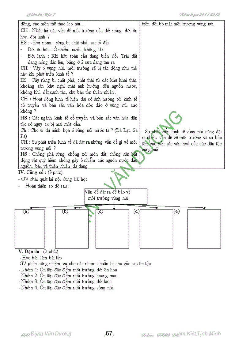 image for page Giao an địa li 7
