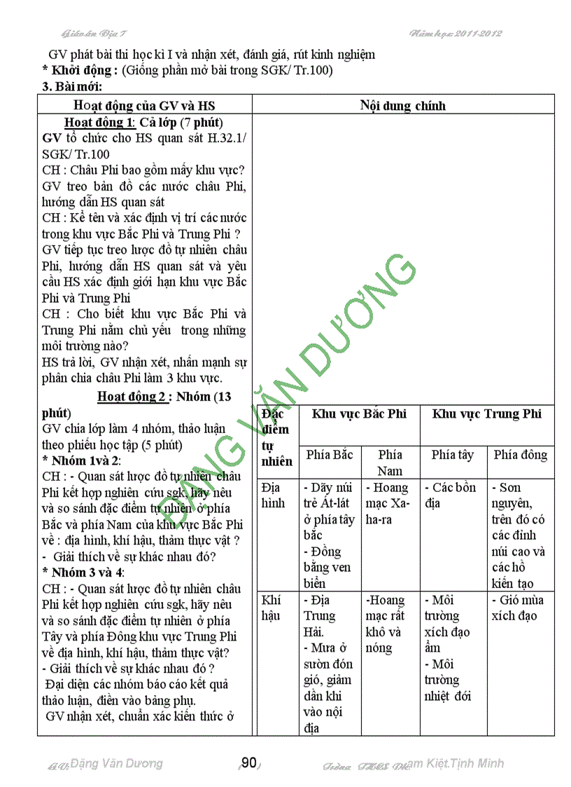 image for page Giao an địa li 7