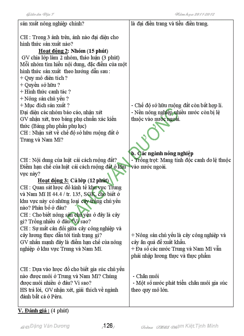 image for page Giao an địa li 7