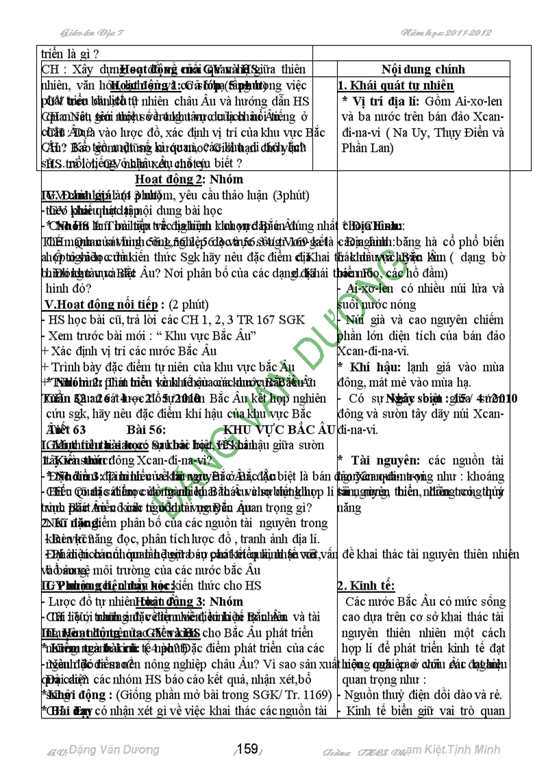 image for page Giao an địa li 7