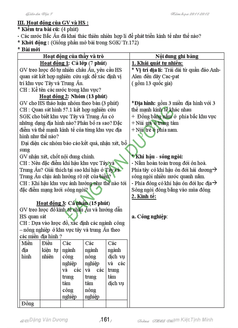 image for page Giao an địa li 7