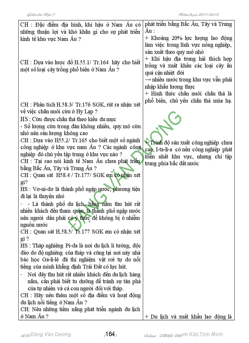 image for page Giao an địa li 7