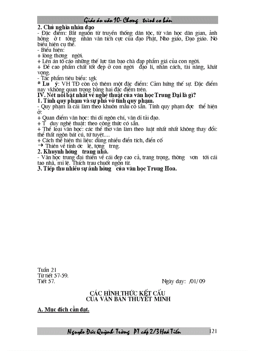 image for page Giáo an 10 chương trình cơ bản