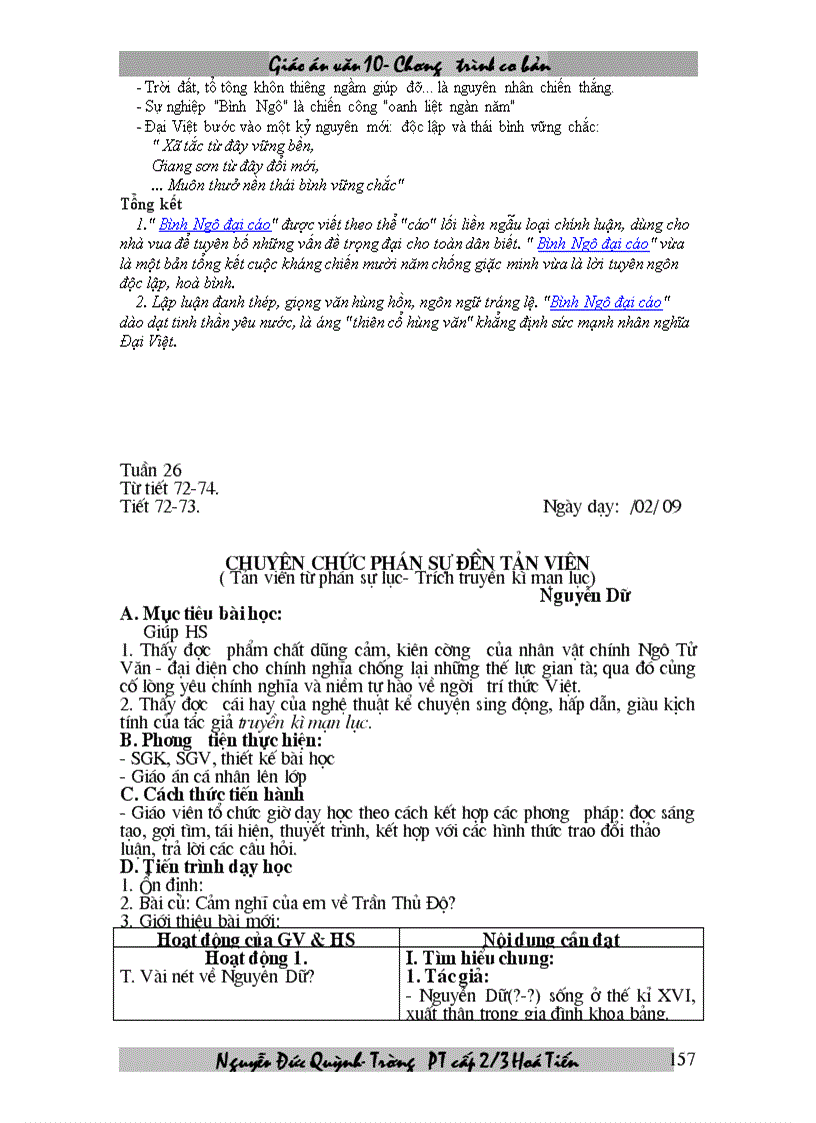 image for page Giáo an 10 chương trình cơ bản