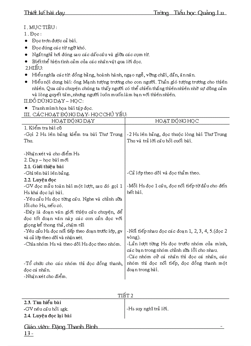 image for page Giáo án 2 học kỳ II đã hoàn chỉnh